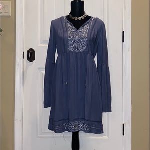 Embroidered Knox Rose Pullover Dress